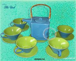 Teaset handle by rattan