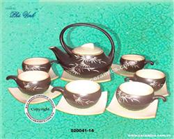 Bat Trang teaset , crystal glaze