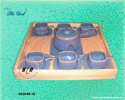 Teaset with bamboo tray