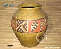 Terracotta vase , terracotta pot