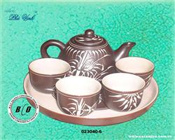 Bat Trang Teaset with ceramic tray