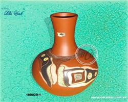 Terracotta vase , terracotta pot