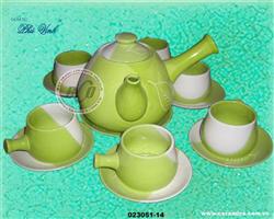 Teapot and cup