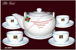 Viet nam white teaset